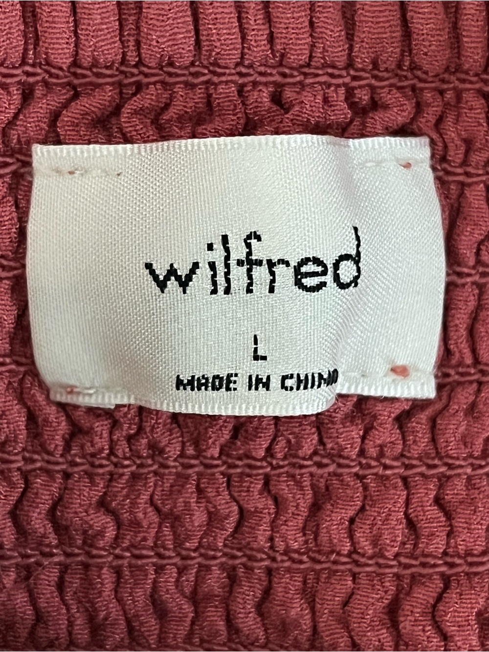 ARITZIA WILFRED Chianti Jumpsuit Wrm Sna Rd/Subtle Mint Floral Rose Large - Picture 6 of 6